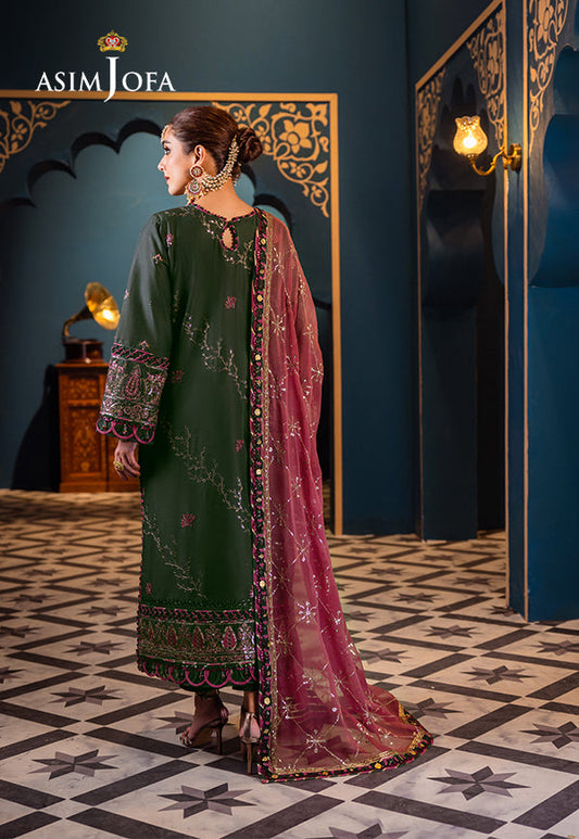 AJFIP-23 EMBROIDERED LAWN STITCHED 3 PCS