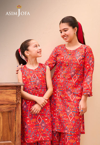 AJGL-02 PRINTED LAWN 2 PCS