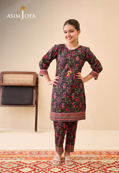 AJGL-08 PRINTED LAWN 2 PCS