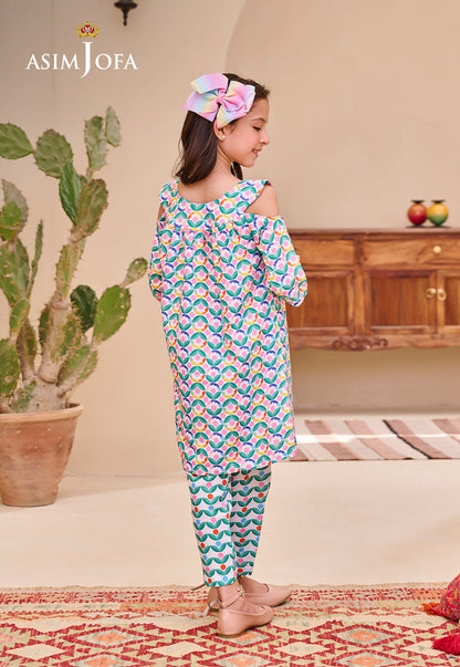 AJGL-09 PRINTED LAWN 2 PCS