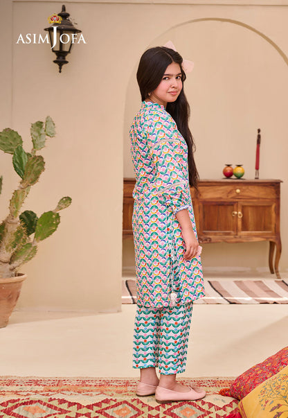 AJGL-09 PRINTED LAWN 2 PCS