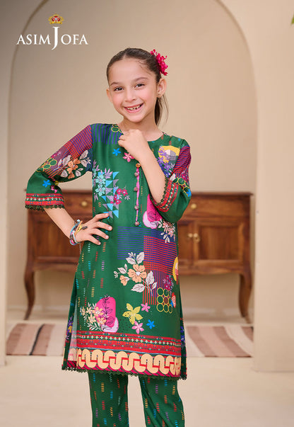 AJGL-10 PRINTED LAWN 2 PCS