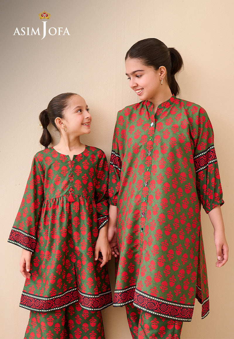 AJGL-12 PRINTED LAWN 2 PCS