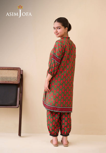 AJGL-12 PRINTED LAWN 2 PCS