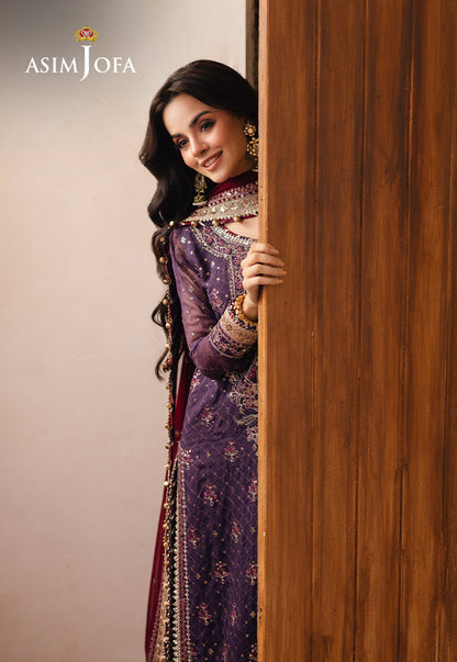 AJHE-01 EMBROIDERED CHIFFON 3 PCS