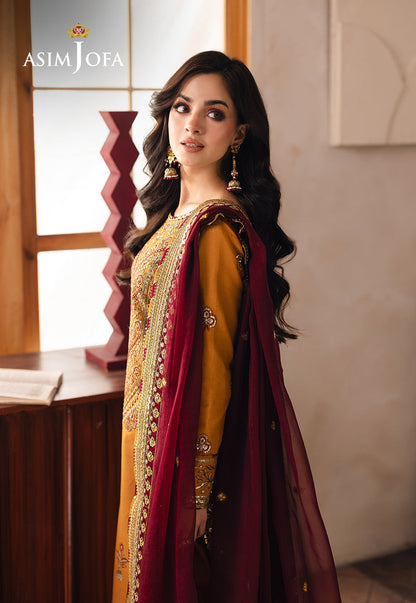AJHE-07 EMBROIDERED JUMBO SILK 3 PCS