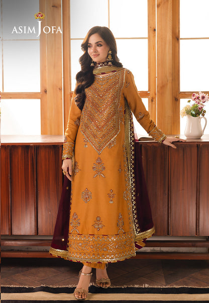 AJHE-07 EMBROIDERED JUMBO SILK 3 PCS