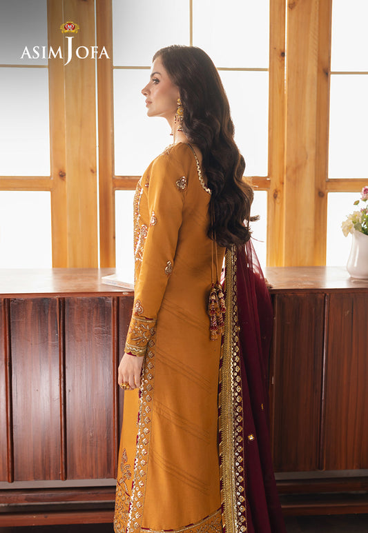 AJHE-07 EMBROIDERED JUMBO SILK 3 PCS