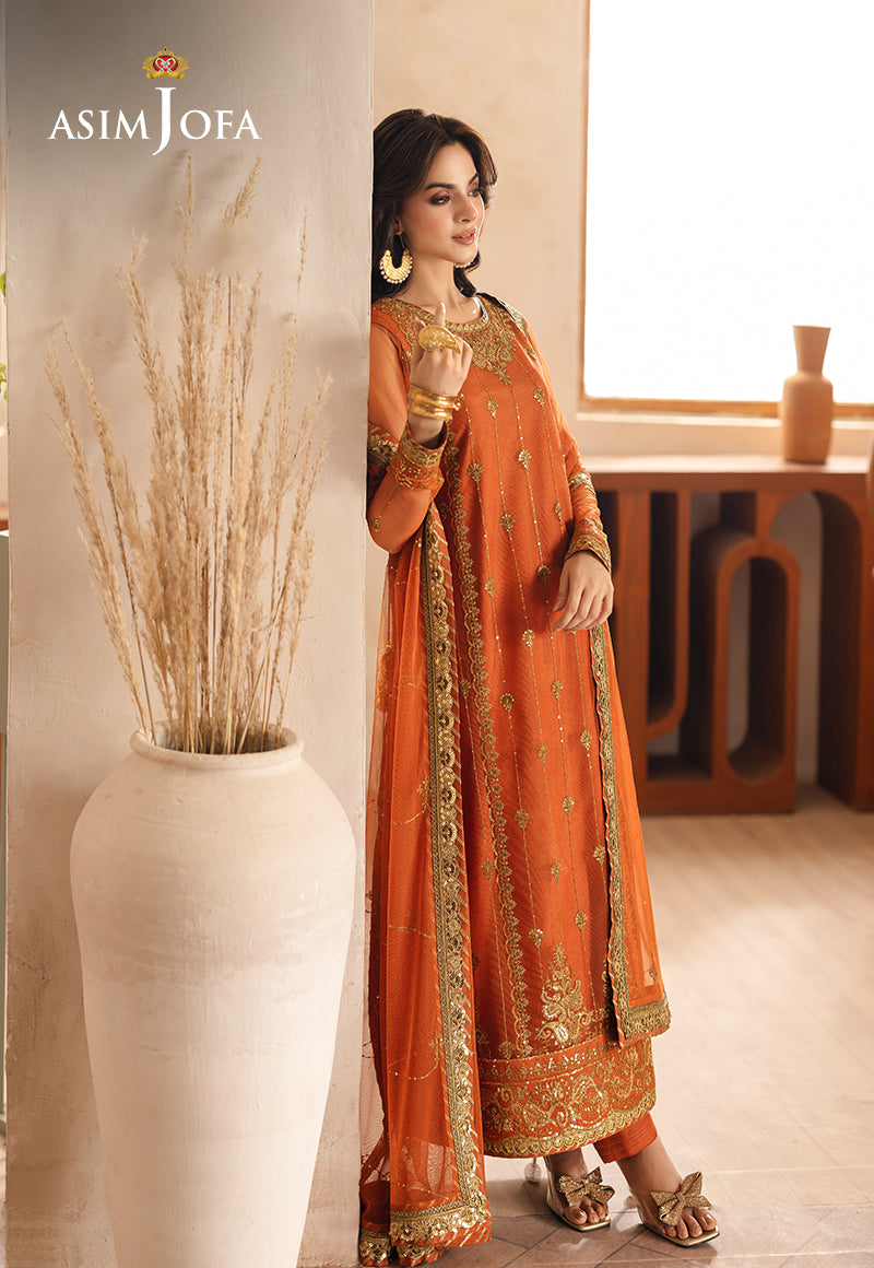 AJHE-09 EMBROIDERED NET 3 PCS