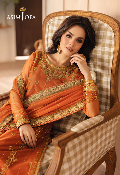 AJHE-09 EMBROIDERED NET 3 PCS