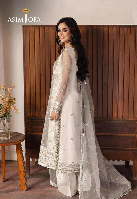 AJHE-03 EMBROIDERED ORGANZA 3 PCS