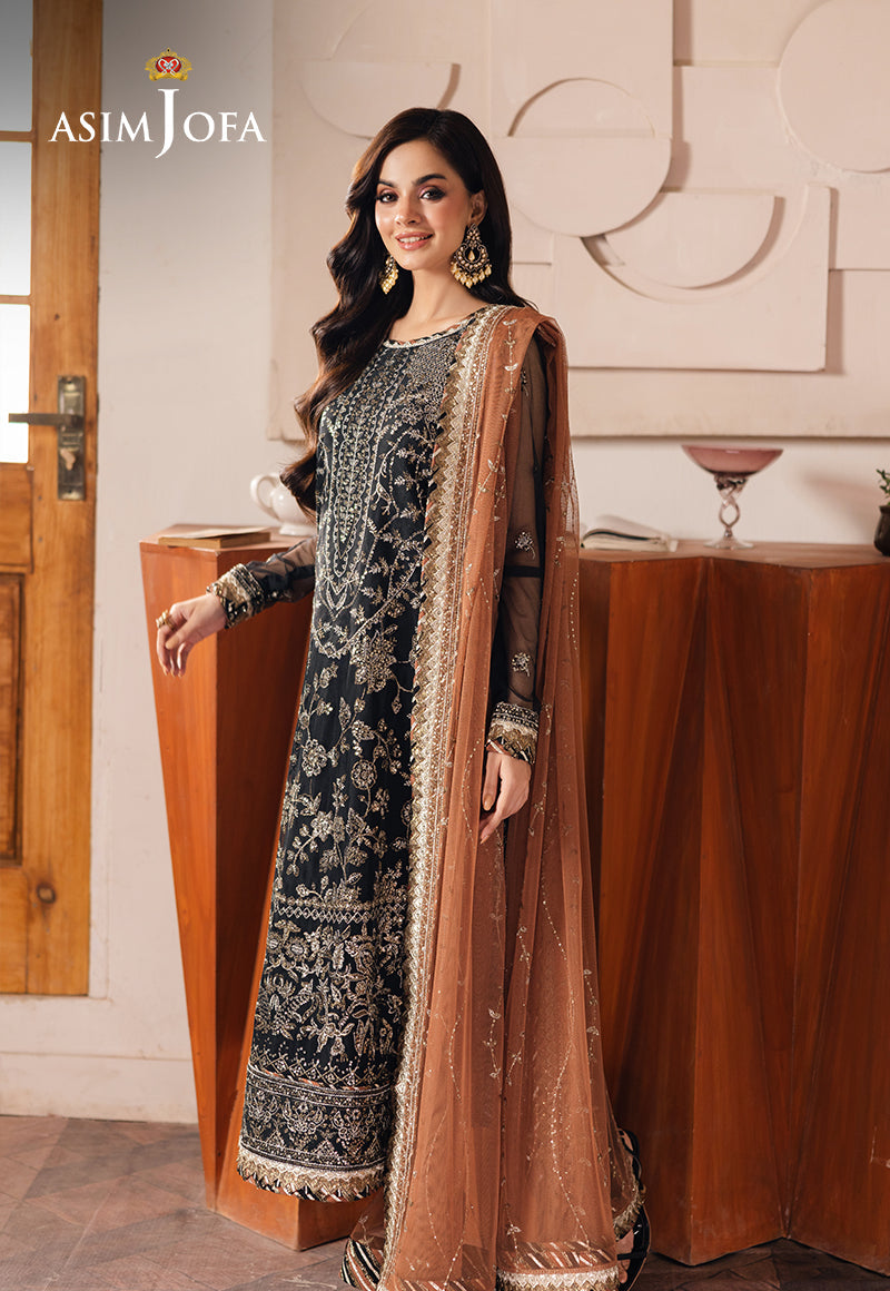 AJHE-05 EMBROIDERED NET 3 PCS