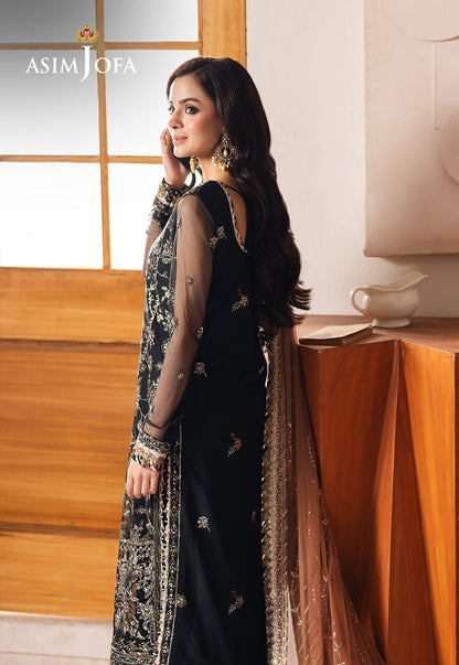 AJHE-05 EMBROIDERED NET 3 PCS