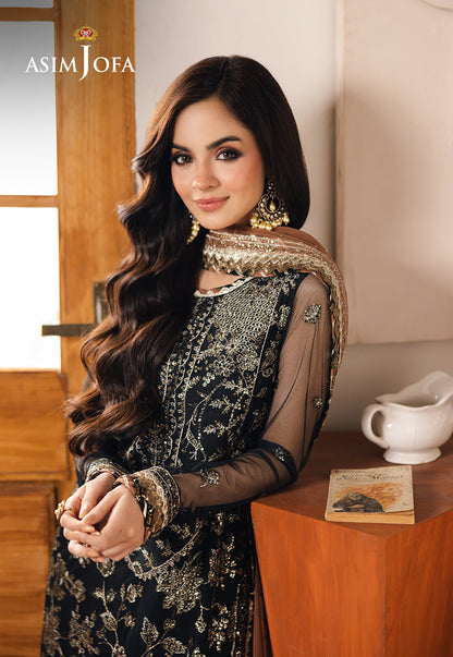 AJHE-05 EMBROIDERED NET 3 PCS