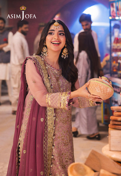 AJKK-04 EMBROIDERED CHIFFON 3 PCS