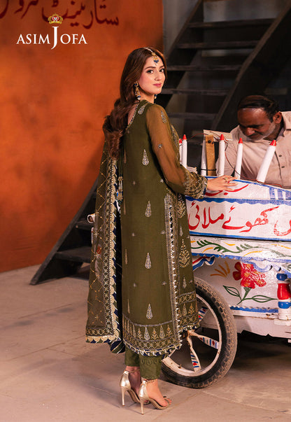 AJKK-16 EMBROIDERED CHIFFON 3 PCS