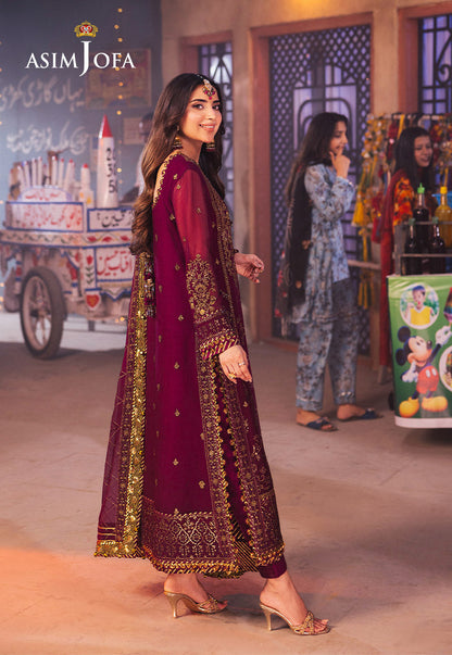 AJKK-18 EMBROIDERED CHIFFON 3 PCS