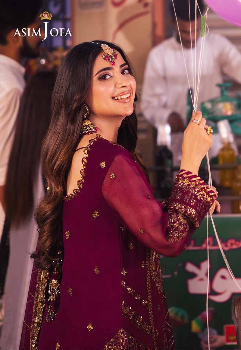 AJKK-18 EMBROIDERED CHIFFON 3 PCS