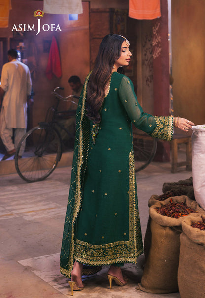 AJKK-22 EMBROIDERED CHIFFON 3 PCS