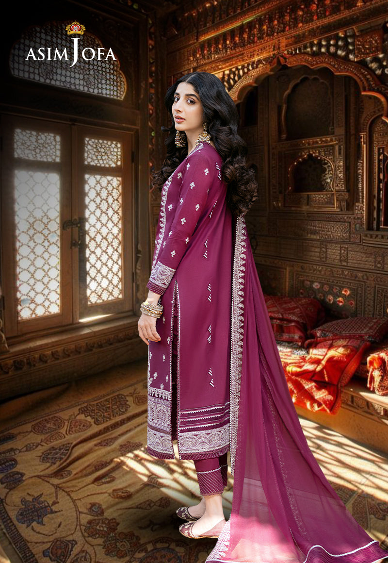 AJKM-02 EMBROIDERED POLY COTTON 3 PCS