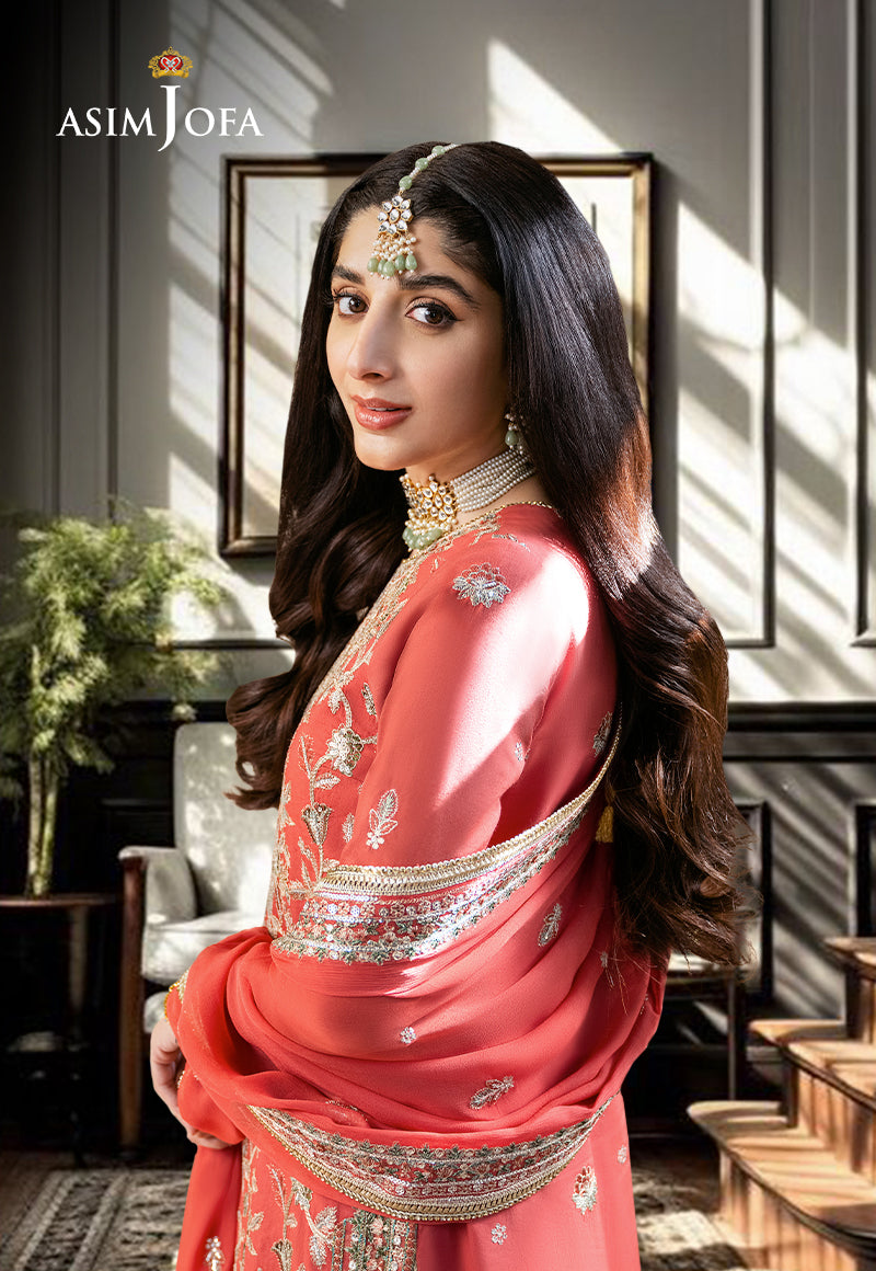 AJKM-12 EMBROIDERED SILK 3 PCS