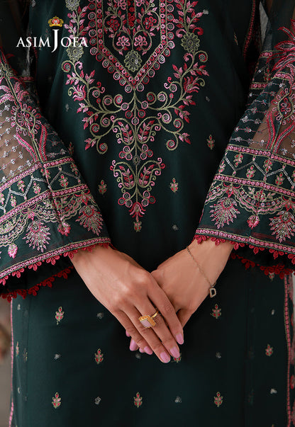 AJLPN-08 Embroidered Poly Silk Stitched 3pcs