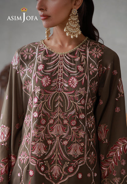 AJLPN-10 Embroidered Poly Silk Stitched 3pcs
