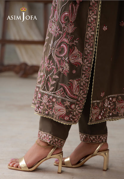 AJLPN-10 Embroidered Poly Silk Stitched 3pcs