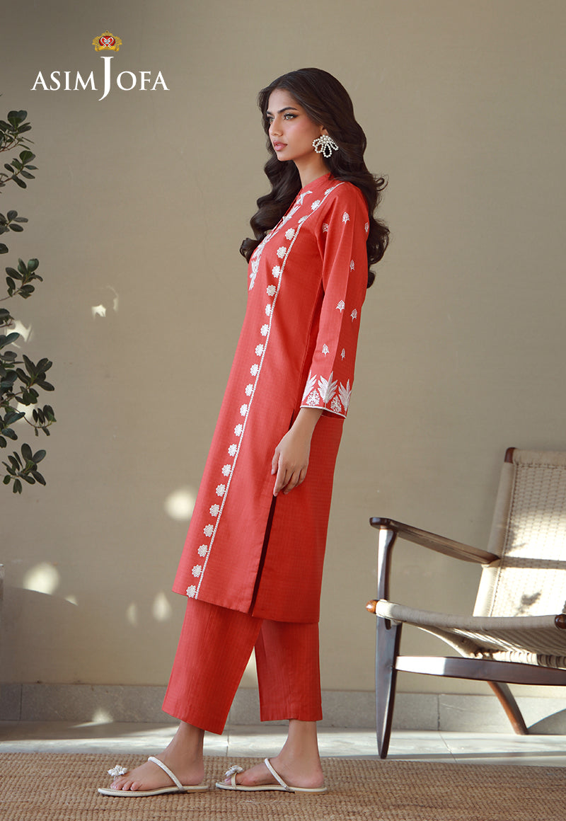 AJPB-147 EMBROIDERED LAWN CHECK 2 PCS