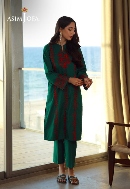 AJPB-150 EMBROIDERED LAWN CHECK 2 PCS