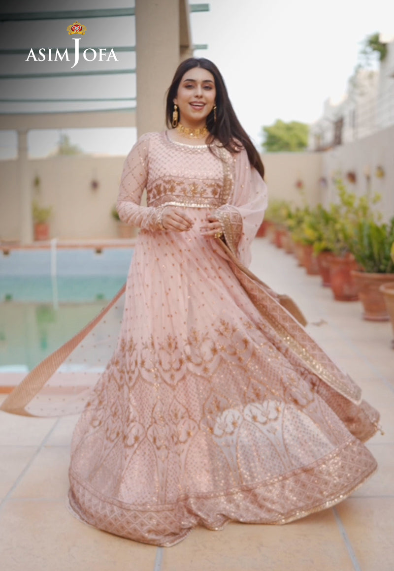 AJSH-15 EMBROIDERED NET 3 PCS