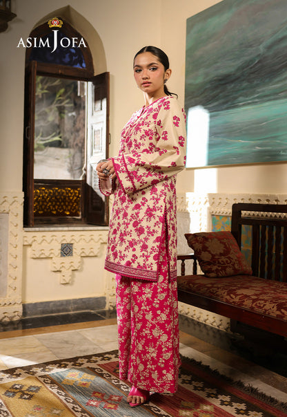AJUBF-57 DIGITAL PRINTED LAWN 2 PCS