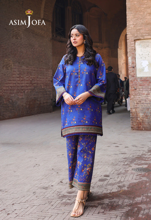 AJUBF-58 DIGITAL PRINTED LAWN 2 PCS