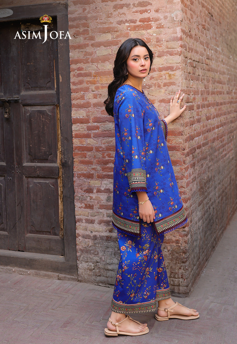 AJUBF-58 DIGITAL PRINTED LAWN 2 PCS