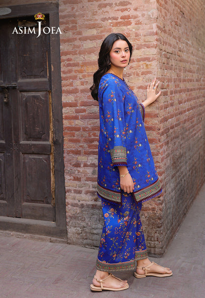 AJUBF-58 DIGITAL PRINTED LAWN 2 PCS