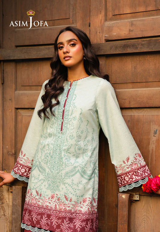 AJUBF-61 DIGITAL PRINTED LAWN 2 PCS