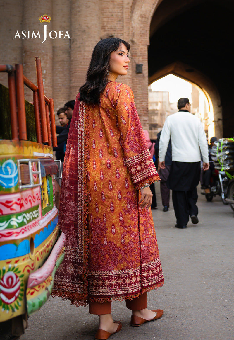 AJUBF-66 DIGITAL PRINTED LAWN 3 PCS