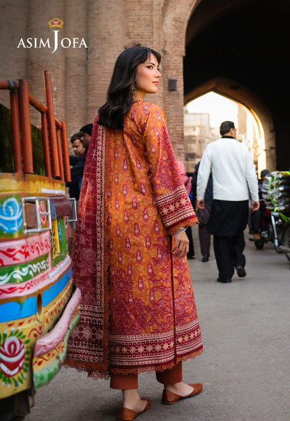 AJUBF-66 DIGITAL PRINTED LAWN 3 PCS