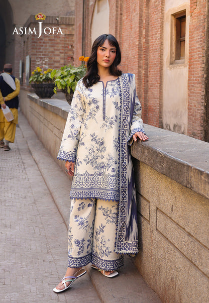 AJUBF-72 DIGITAL PRINTED LAWN 3 PCS