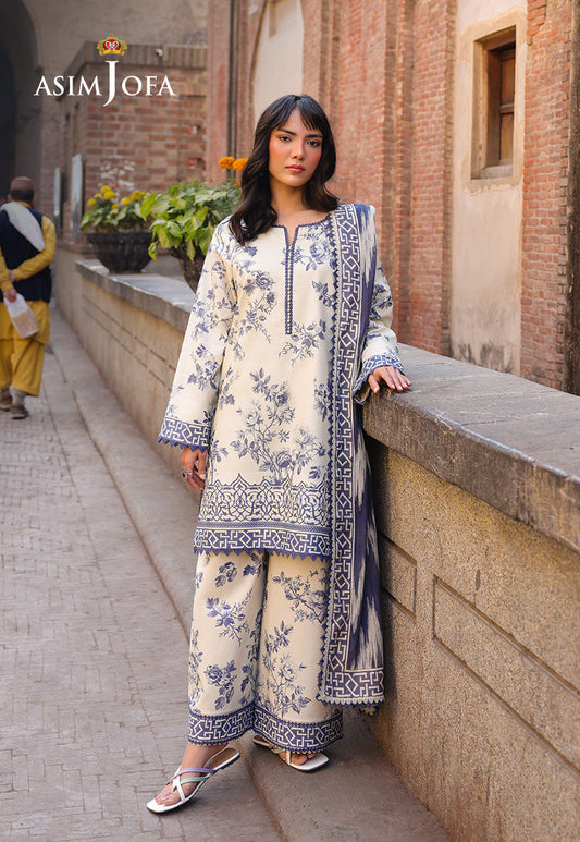AJUBF-72 DIGITAL PRINTED LAWN 3 PCS
