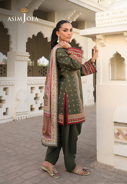 AJUBF-74 DIGITAL PRINTED LAWN 3 PCS