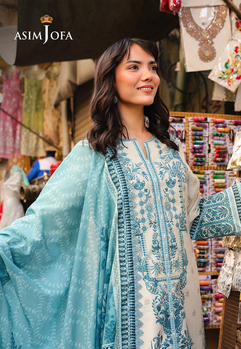 AJUBF-75 DIGITAL PRINTED LAWN 3 PCS