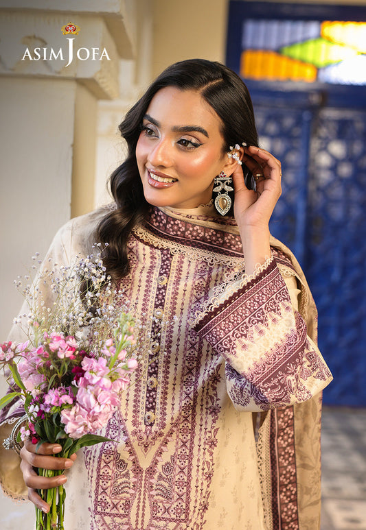 AJUBF-85 DIGITAL PRINTED LAWN 3 PCS