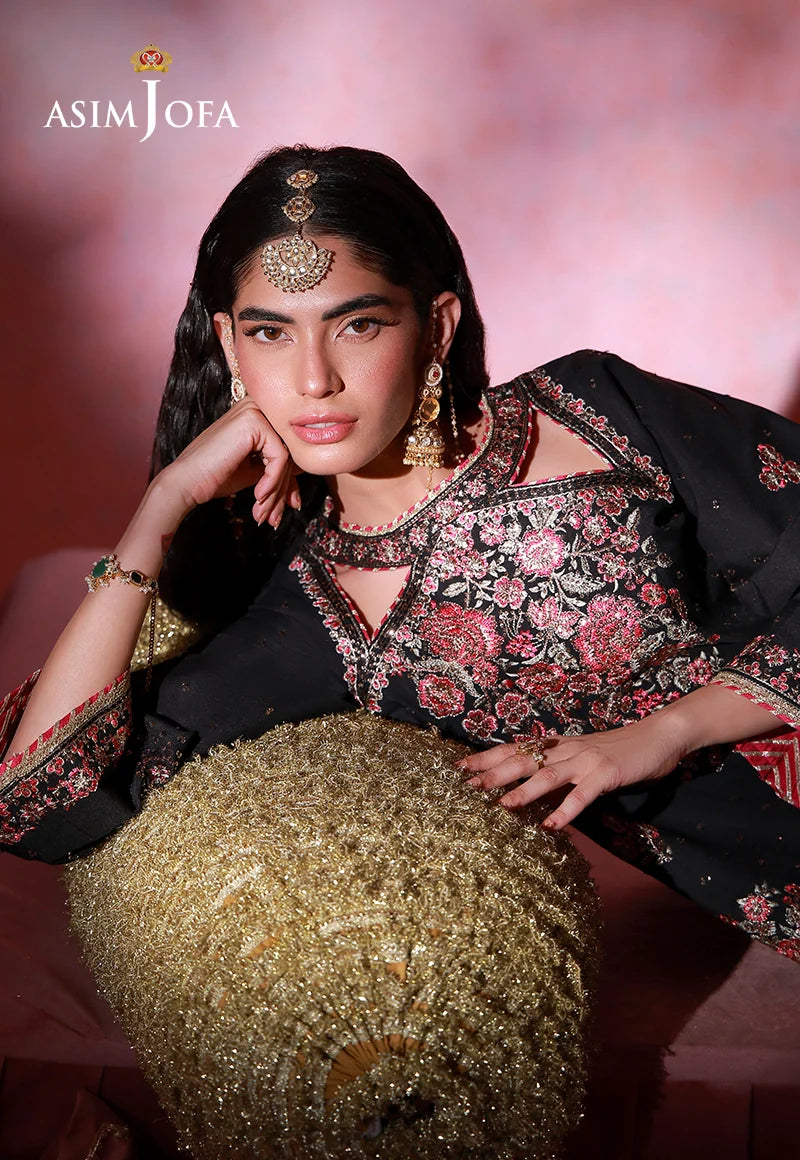 AJULFI-07 Embroidered Silk Unstitched 2 Pcs