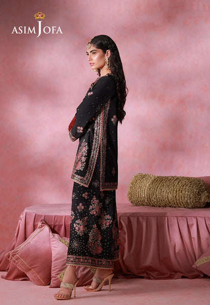 AJULFI-07 Embroidered Silk Unstitched 2 Pcs