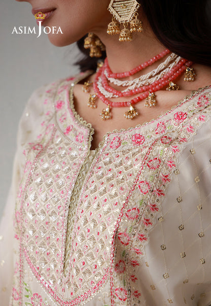 AJLPN-01 Embroidered Poly Silk Stitched 3pcs