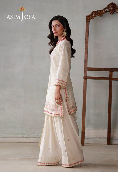 AJLPN-01 Embroidered Poly Silk Stitched 3pcs