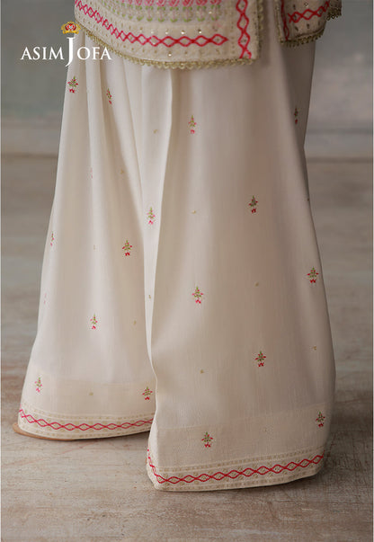 AJLPN-01 Embroidered Poly Silk Stitched 3pcs