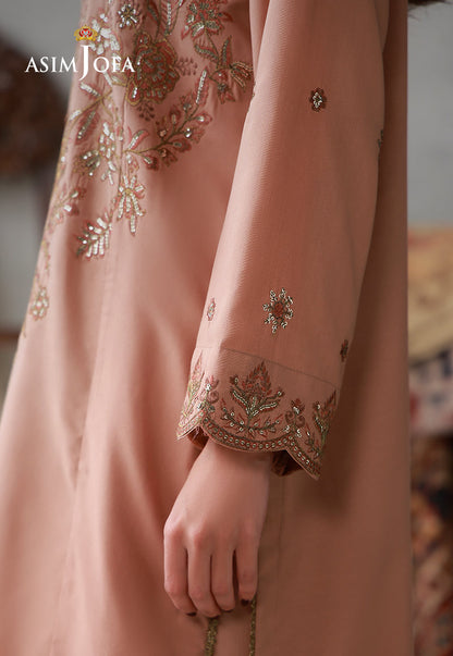 AJLPN-02 Embroidered Poly Silk Stitched 3pcs