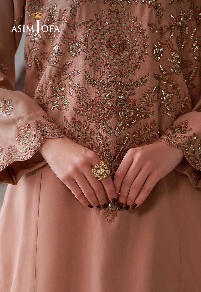 AJLPN-02 Embroidered Poly Silk Stitched 3pcs